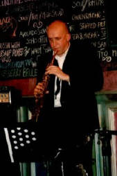 Tony playing soprano sax